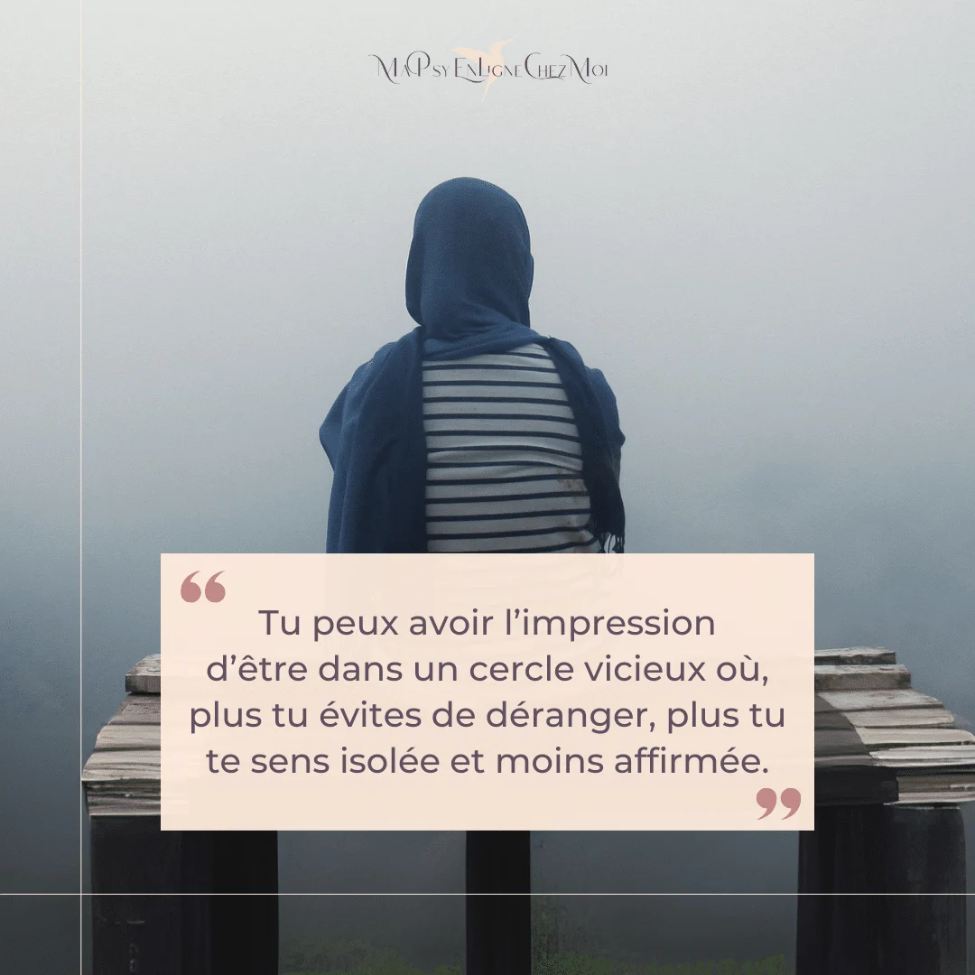 je veux pas déranger je suis isolée